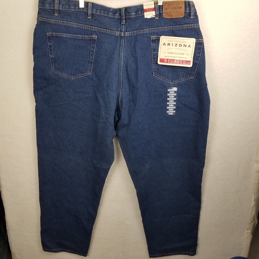 Arizona Big & Tall Men's Relaxed Fit Straight Leg Jeans Tag 50x32 NWT